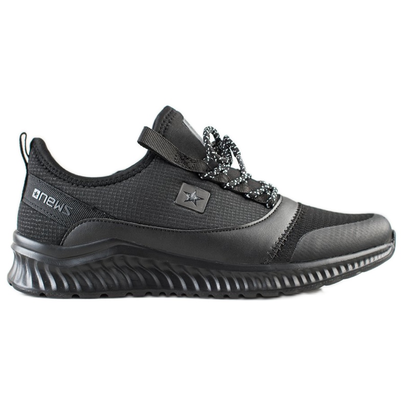 SHELOVET Leichte Sport-Sneaker schwarz