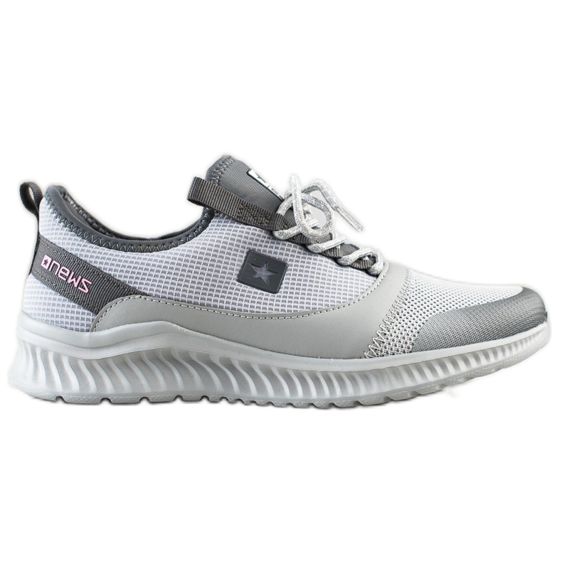 SHELOVET Leichte Sport-Sneaker grau
