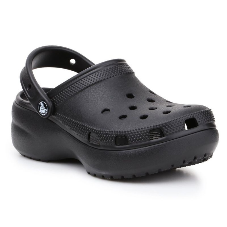 Crocs Classic Platform Clog 206750-001 Flip-Flops schwarz