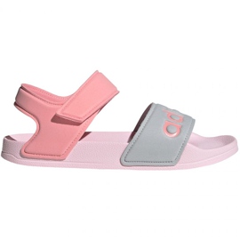 Adidas Adilette Sandale K FY8849 Sandalen blau rosa