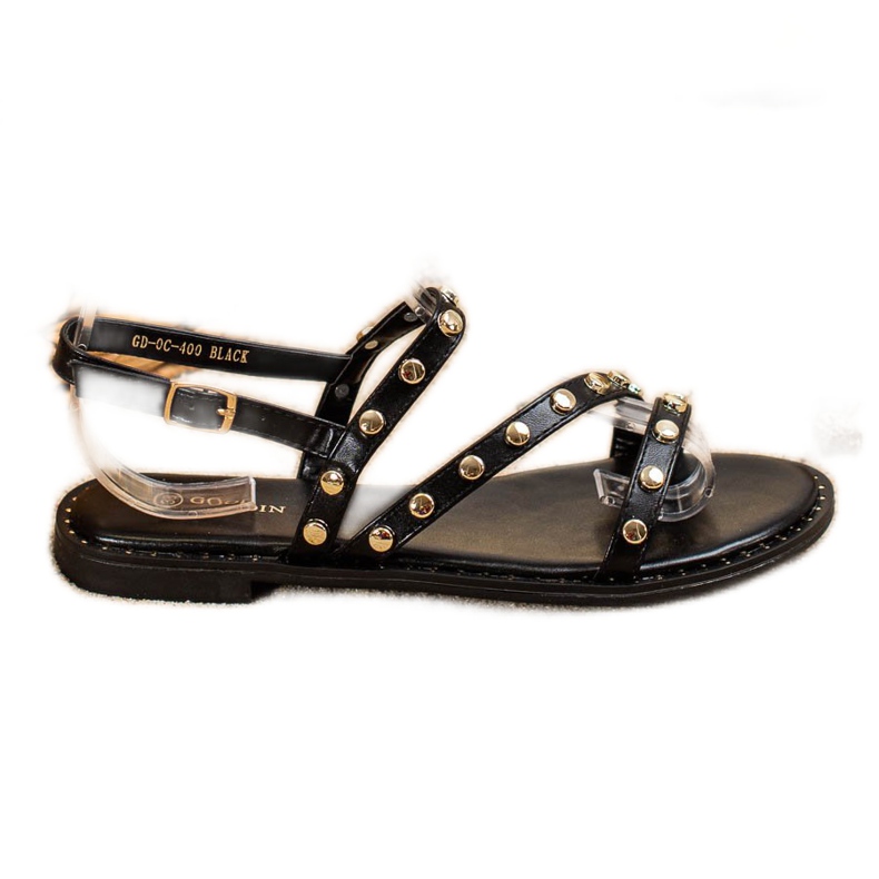 Goodin Sandalen mit Ornamenten schwarz
