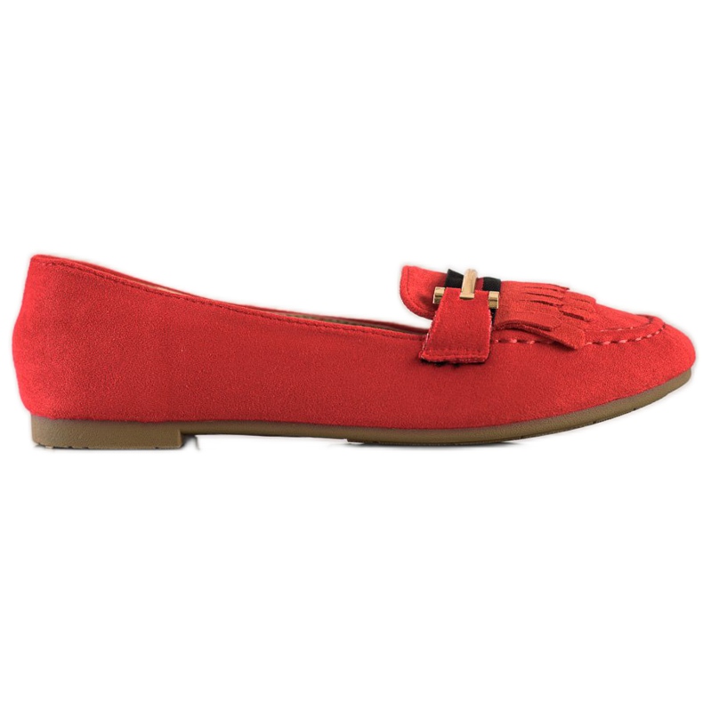 Anesia Paris Stylische Loafer rot