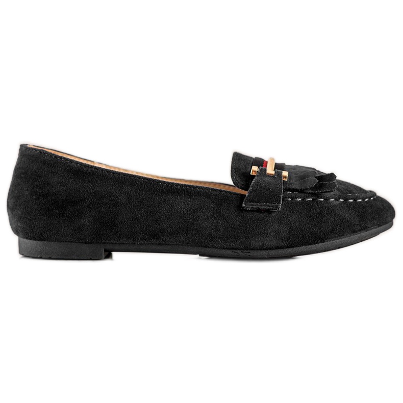 Anesia Paris Stylische Loafer schwarz