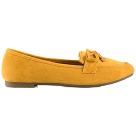 Anesia Paris Slipper mit Schleife gelb