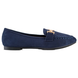Anesia Paris Elegante Slipper marineblau blau