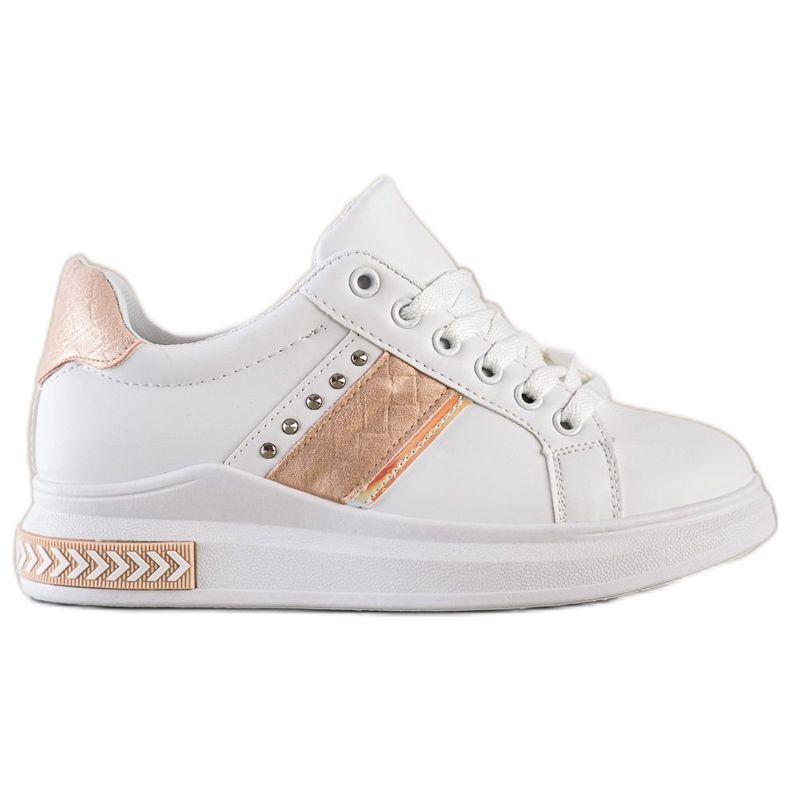 SHELOVET Lässige Turnschuhe weiß