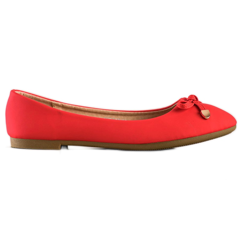 Diamantique Klassische rote Ballerinas