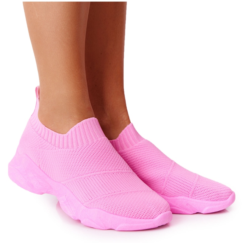 PS1 Damen Sportschuhe Slip-on Rosa Yoga-Klasse