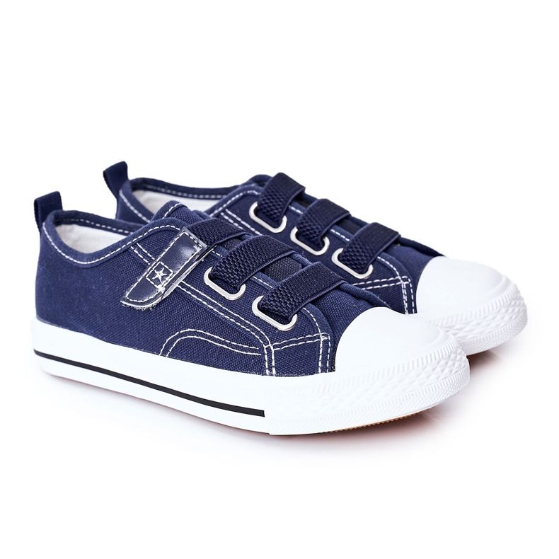 EVE Sneakers für Kinder mit Klettverschluss Marineblau Avengers