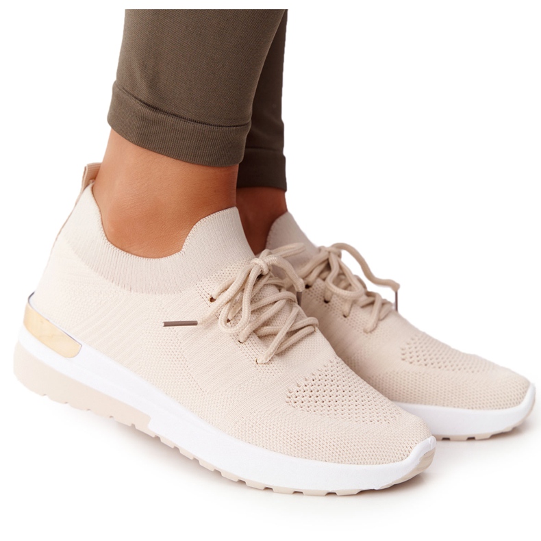 PG1 Sportschuhe Sneaker Beige Adeyla Wedge