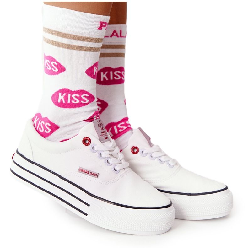 Damen Sneakers On The Platform Cross Jeans FF2R4001C Weiß