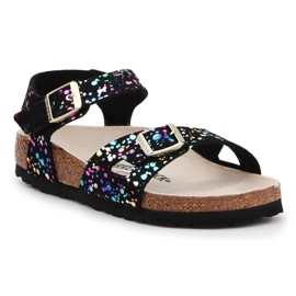 Birkenstock Rio Kinder 1019707 Sandalen schwarz gelb
