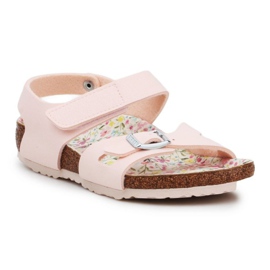 Birkenstock Colorado Kids Bs Genarbt 1018830 rosa gelb