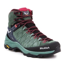 Salewa Ws Alp Trainer 2 Mid Gtx W 61383-5085 Trekkingschuhe grün