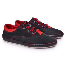 Bednarek Polish Shoes Herren Lederschuhe Bednarek Marineblau