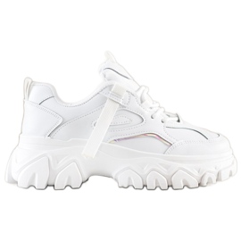 SHELOVET Weiße Mode-Turnschuhe