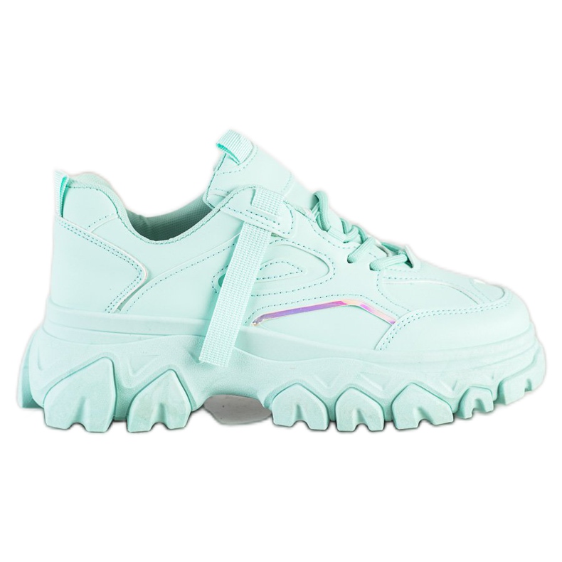 SHELOVET Mint Fashion Sneakers grün