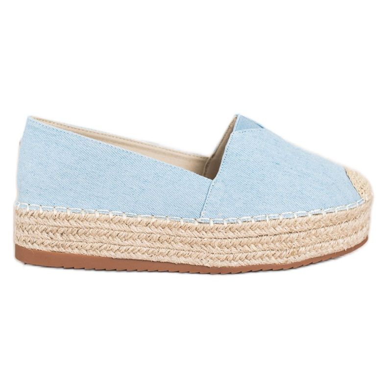 SHELOVET Modische Espadrilles blau