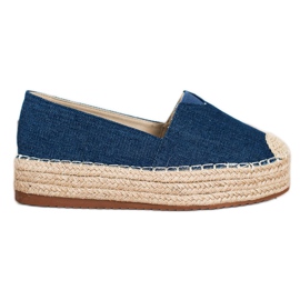 SHELOVET Modische Espadrilles blau