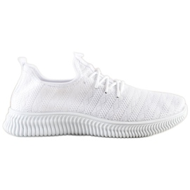 SHELOVET Leichte Textil-Sportschuhe weiß