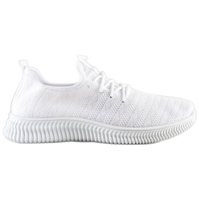 SHELOVET Leichte Textil-Sportschuhe weiß
