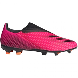 Adidas X Ghosted.3 Ll Fg M FW6968 Fußballschuhe mehrfarbig rosen und purpur