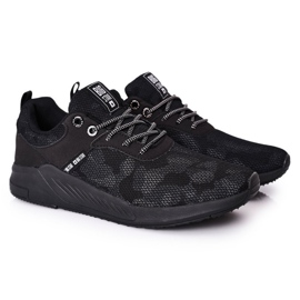 Herren Sportschuhe Memory Foam Big Star HH174141 Schwarz