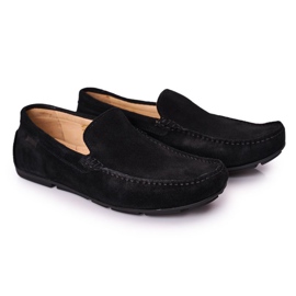 Wildleder Casual Loafer GOE HH1N4080 Schwarz