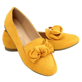 Loafer mit Schleife Honig 88-382 Gelb