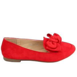 Loafer mit Schleife rot 88-382 Red