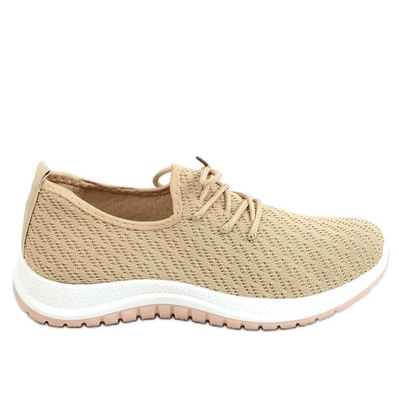 G-323 Beige-beige Sportschuhe