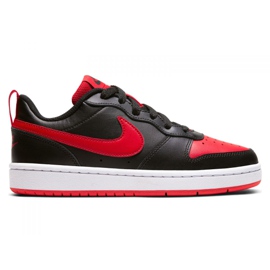Nike Court Borough Low 2 Jr BQ5448-007 Schuhe schwarz