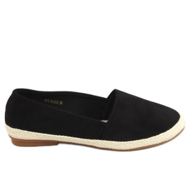 Schwarz 7870 Schwarze Espadrilles-Sneaker
