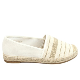 Beige Espadrilles für Damen 3447 Beige