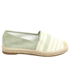 Aquamarine Espadrilles für Damen 3447 Grün