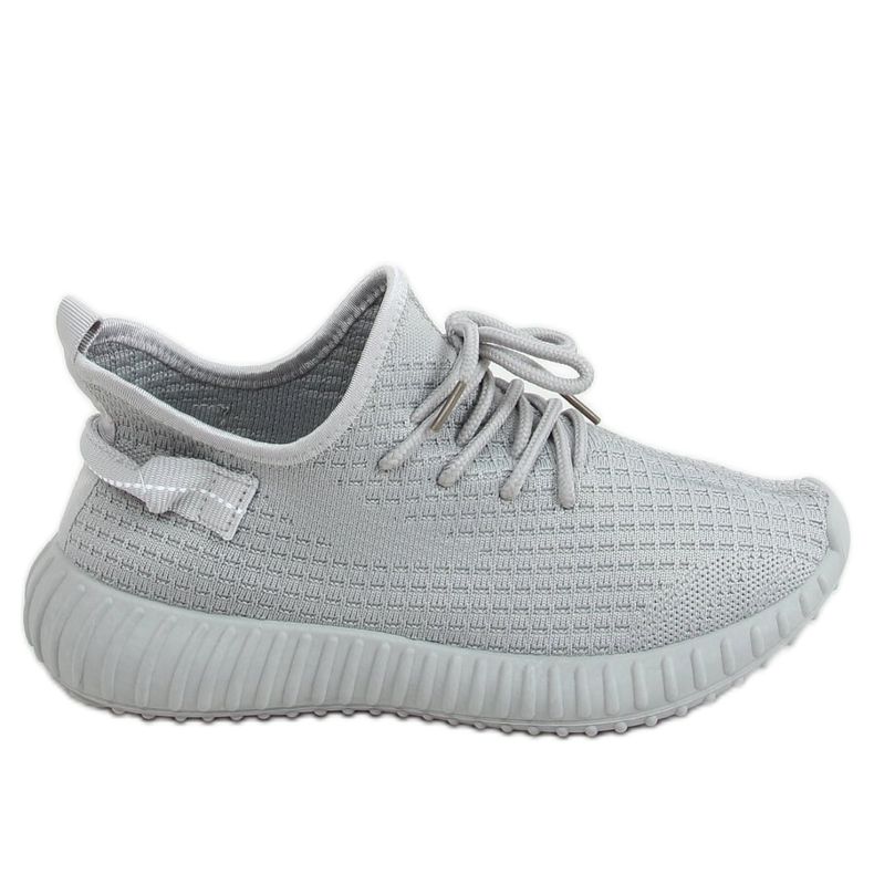 Graue Socken Sportschuhe 7817 Grau