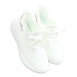 Weiße Socken Sportschuhe 7817 Weiß