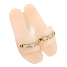 Beige Meliski 3704 Beige Hausschuhe