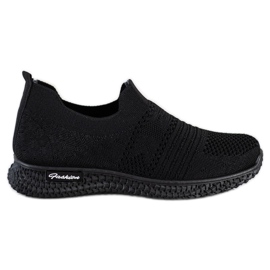 MCKEYLOR Schwarze Slip-On-Sneakers