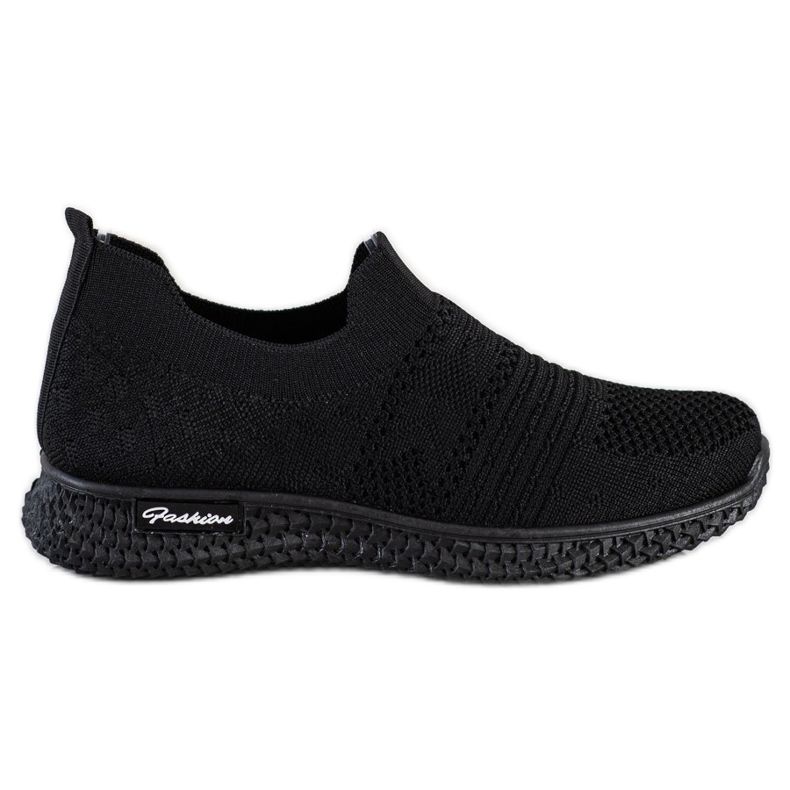 MCKEYLOR Schwarze Slip-On-Sneakers