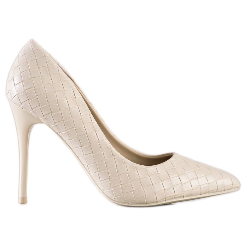 Goodin Modische Pumps an einer Stecknadel beige