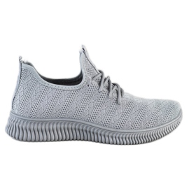 SHELOVET Leichte Textil-Sportschuhe grau