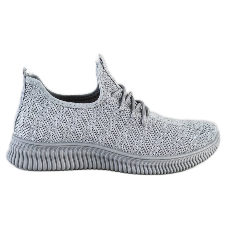 SHELOVET Leichte Textil-Sportschuhe grau