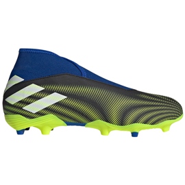 Adidas Nemeziz.3 Ll Fg Fußballschuhe blau-grün FW7411 weiß, schwarz, blau, gelb