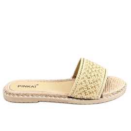 Beige Hausschuhe für Damen LS002 Beige