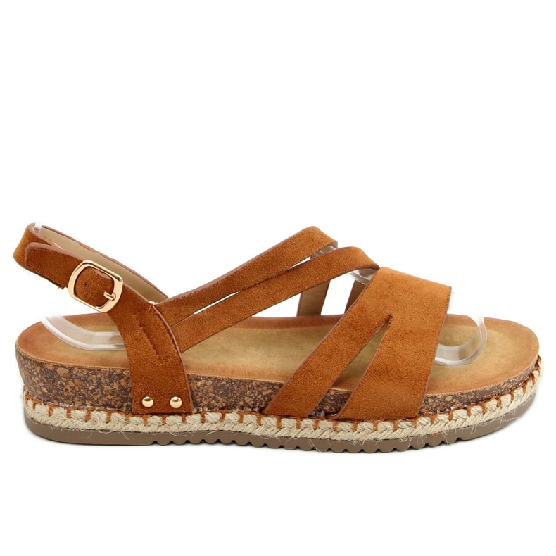 Sandalen Espadrilles Boho camel FD002 Camel braun