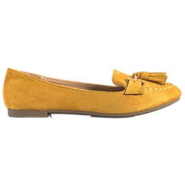 Kayla Modische Loafer gelb