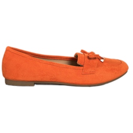 Anesia Paris Slipper mit Schleife orange