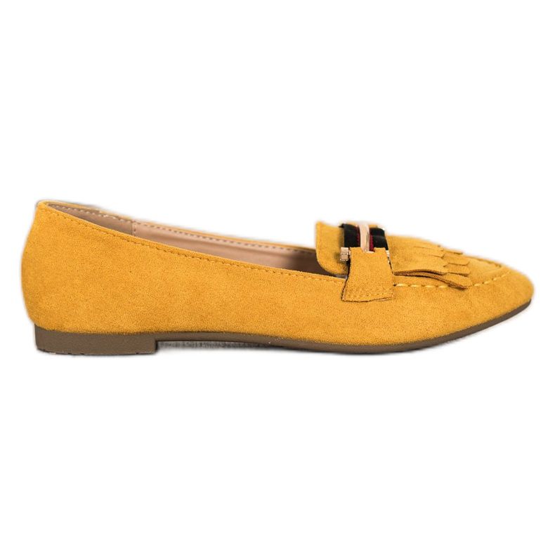 Anesia Paris Stylische Loafer gelb