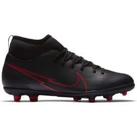 Nike Mercurial Superfly 7 Club FG / MG Jr AT8150 060 Fußballschuhe schwarz schwarz